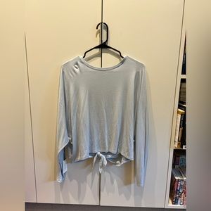 Aritzia Babaton Small Blue Blouse with Back Slit (NWT)